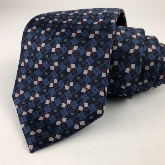 Brioni Other - Brioni Silk Tie Geometric Pattern Multi-Color New
